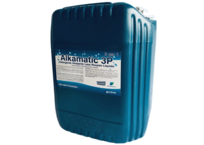 ALKAMATIC 3P – DETERGENTE LAVA-ROUPAS 3 EM 1 UMECTAÇÃO, LAVAGEM E ALVEJAMENTO